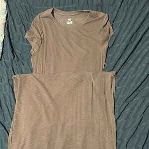 Aerie Brown Maxi Dress